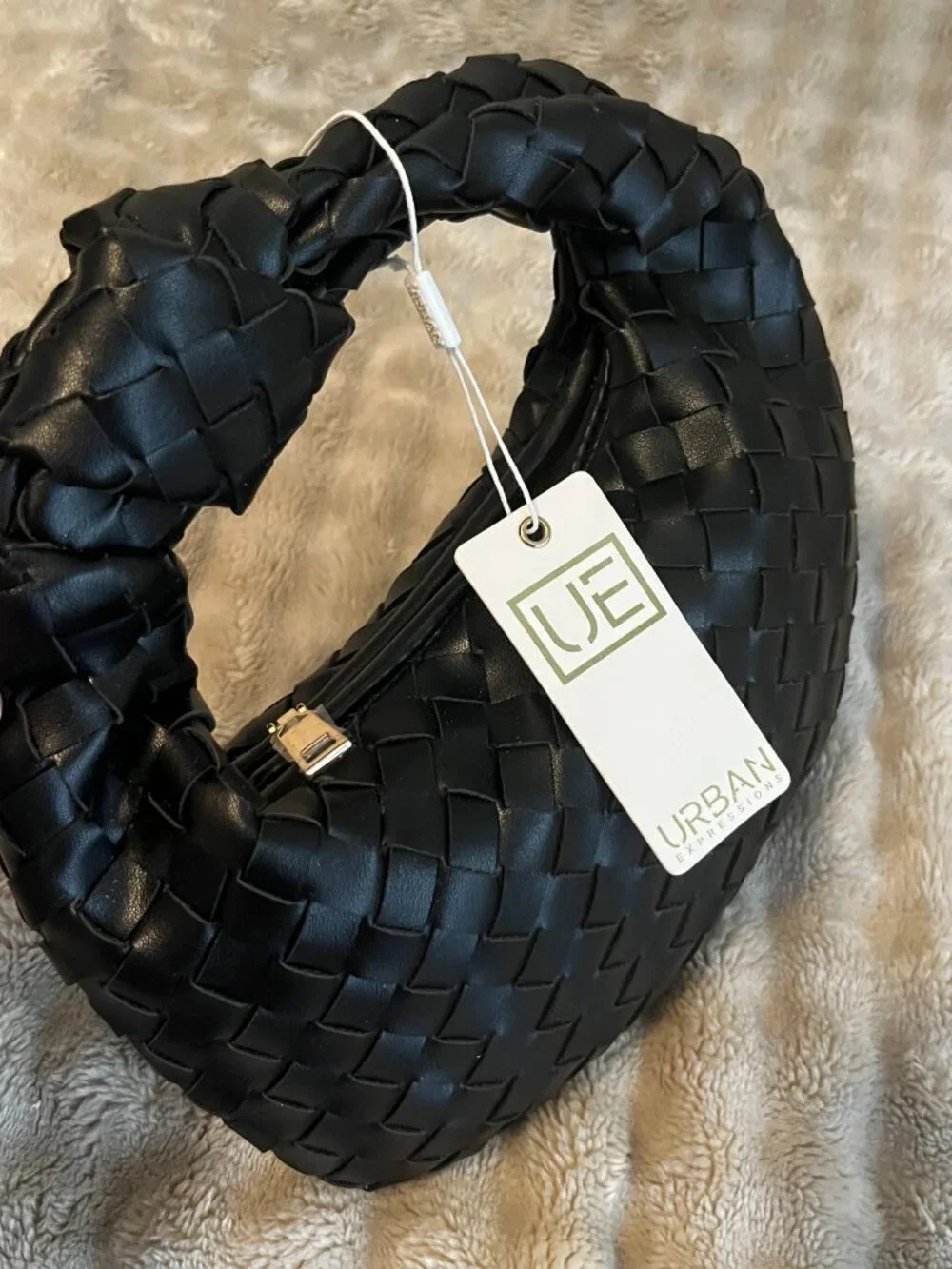 Urban Expressions Hobo Bag Knotted Strap mini Brand New Boho Chic Vegan Leather